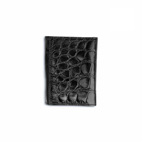 Ferrini Alligator Trifold Black