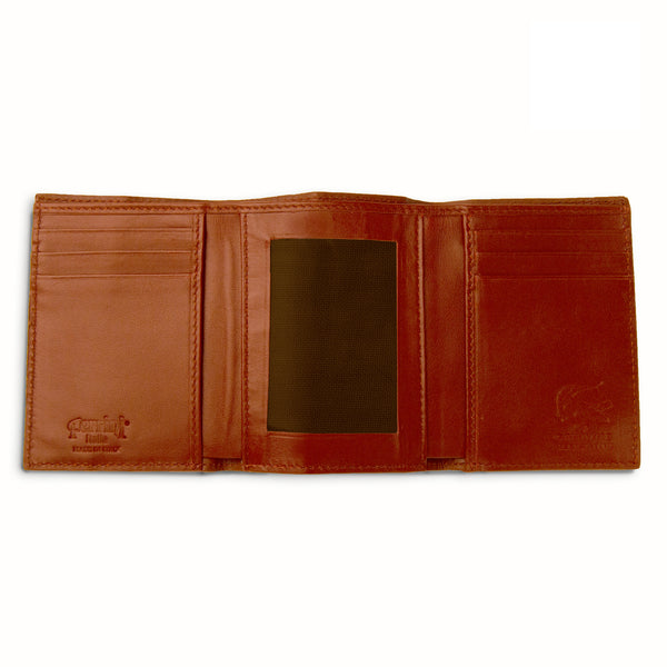 Ferrini Alligator Trifold Cognac
