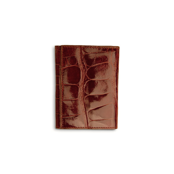 Ferrini Alligator Trifold Cognac