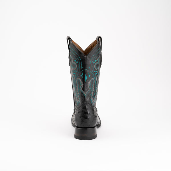 Ferrini Colt - Men's Full Quill Ostrich Black