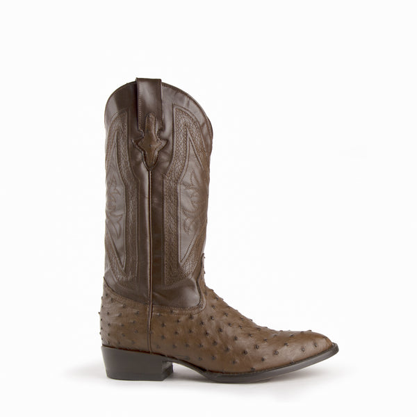 Ferrini Colt - Men's Full Quill Ostrich Kango Tabac