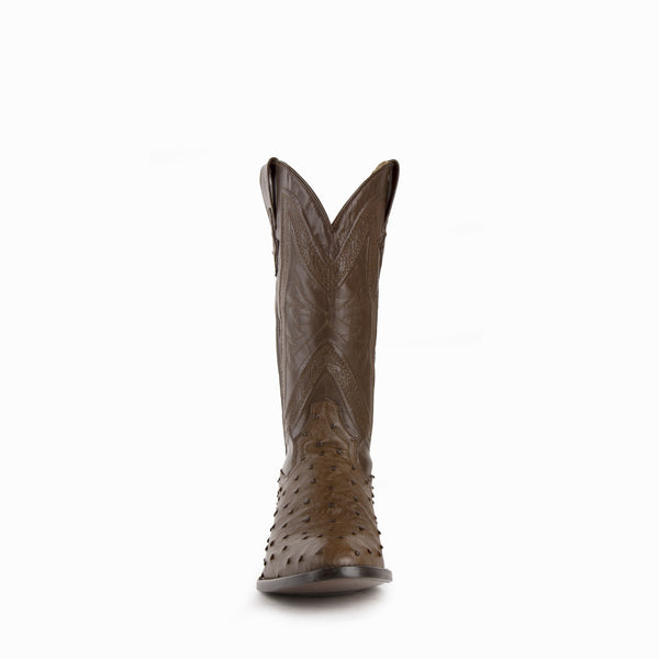 Ferrini Colt - Men's Full Quill Ostrich Kango Tabac