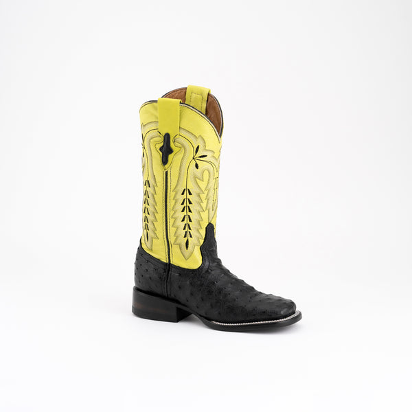 ferrini Ladies Colt - Full Quill Ostrich Black