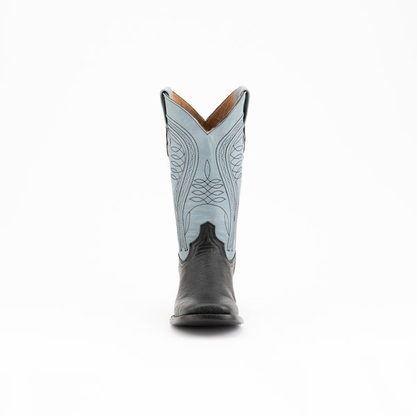 Ferrini Morgan - Men's Smooth Ostrich Black