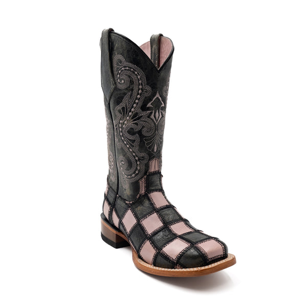 ferrini Patchwork Black/Pink