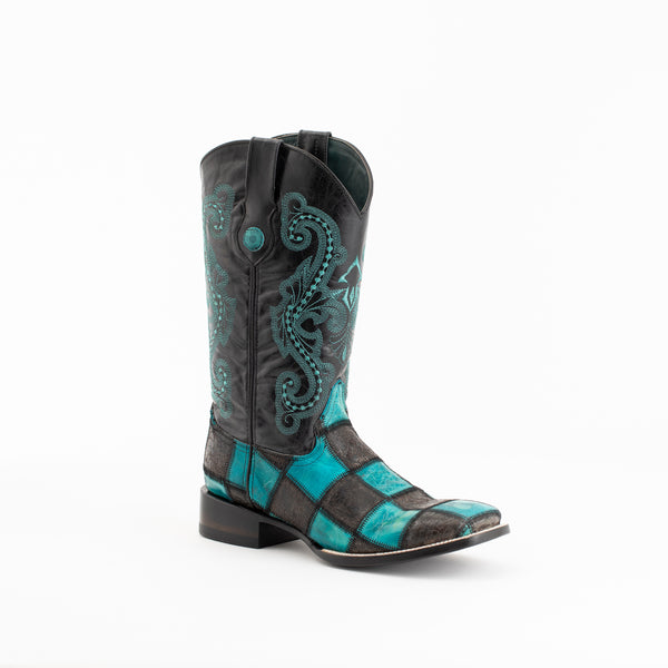 ferrini Patchwork - Men's Black/Teal