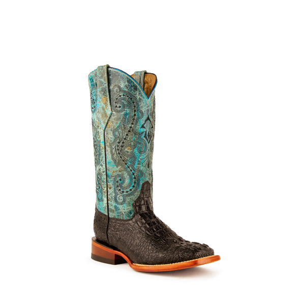 ferrini Stampede - Ladies Black/Teal