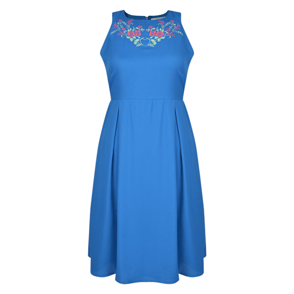 Fever London Abigail Dress Blue