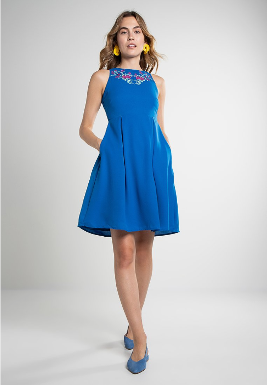 fever london Abigail Dress Blue