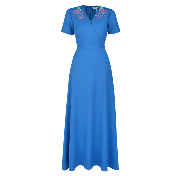 fever london Abigail Maxi Dress Blue