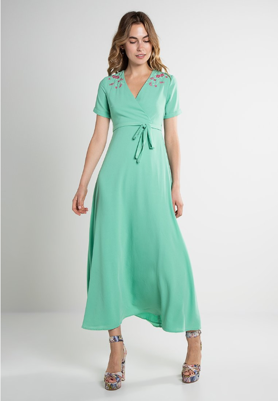fever london Abigail Maxi Dress Mint