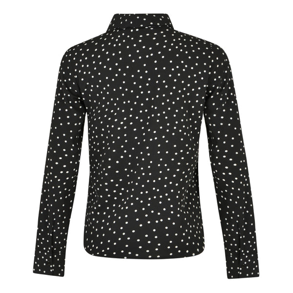 Fever London Adeline Blouse Black/Cream Spot