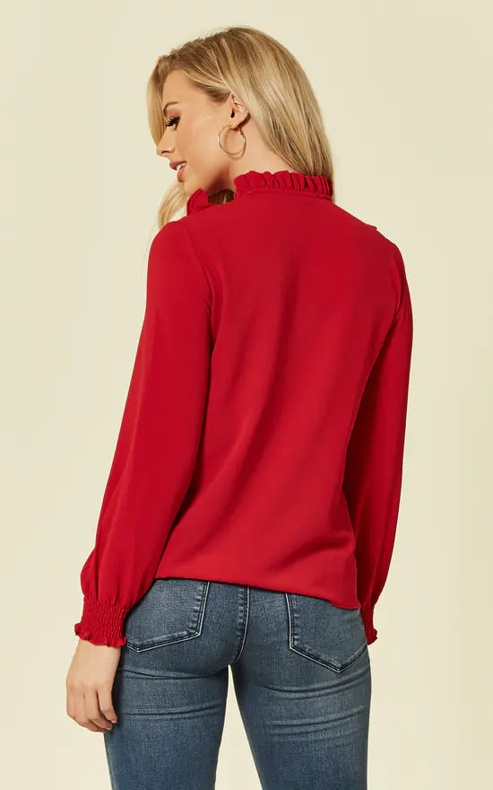 Fever London Amaya Blouse Red