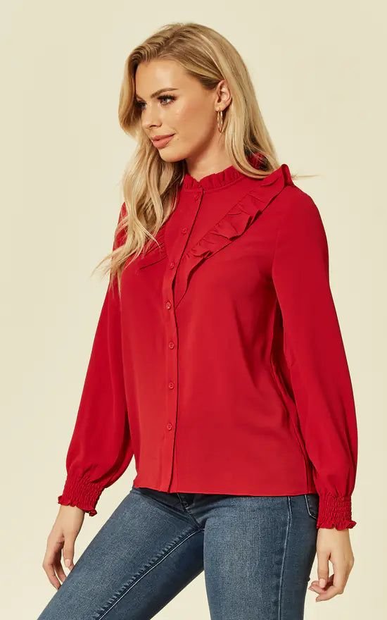 Fever London Amaya Blouse Red