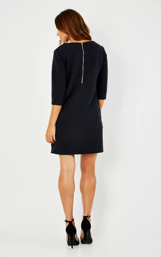 Fever London Blue 'Freya' Pocket Dress