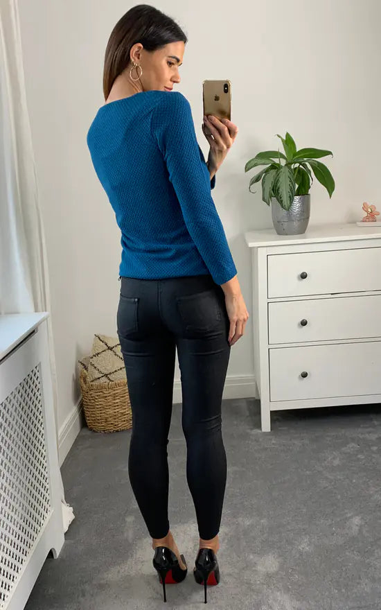 Fever London Bray Cardigan Colour Teal