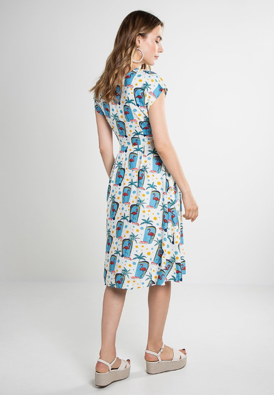 Fever London Flamingo Dress Multi