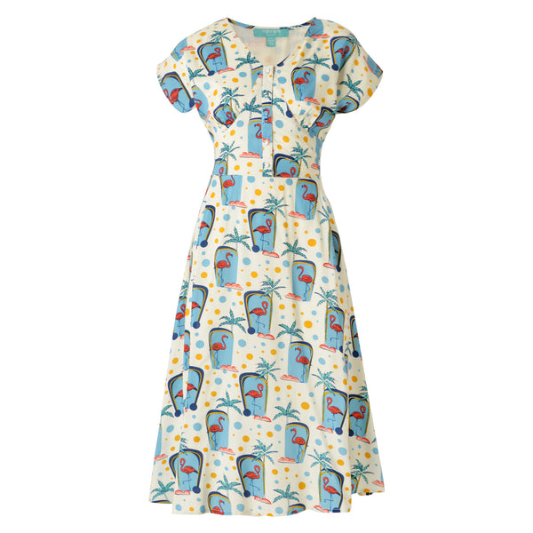 Fever London Flamingo Dress Multi
