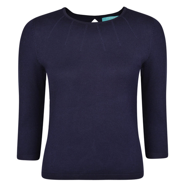 Fever London Greenland Knit Top Navy
