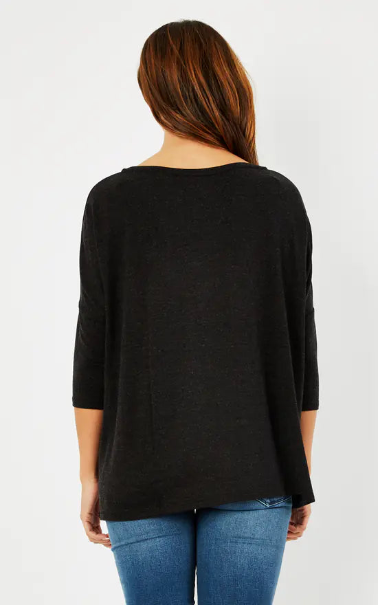 Fever London Grey 'Doya' Top