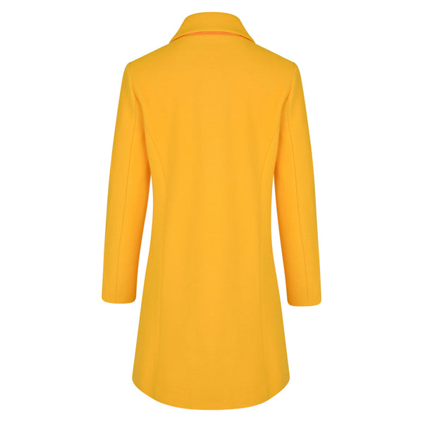 Fever London Lana Coat Mustard