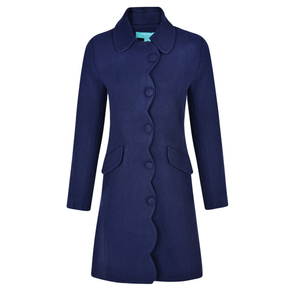 Fever London Lana Coat Navy