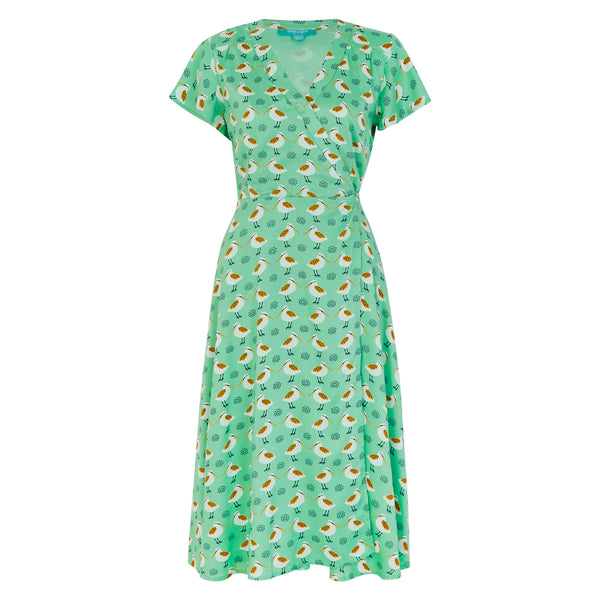 Fever London Lavinia Wrap Dress Mint