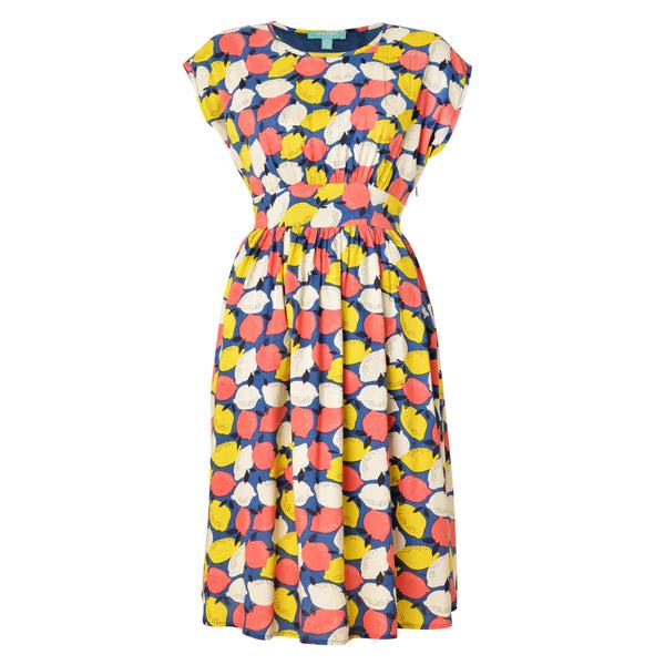 Fever London Lemonade Dress Navy Multi