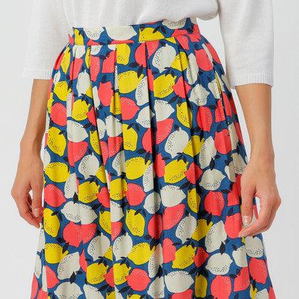 Fever London Lemonade Skirt Navy Multi