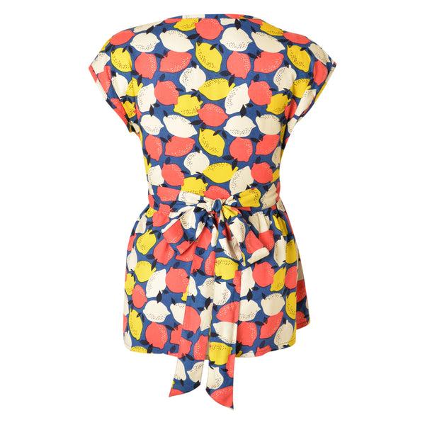 Fever London Lemonade Top Navy Multi