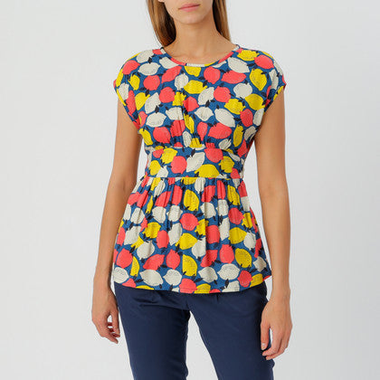 Fever London Lemonade Top Navy Multi