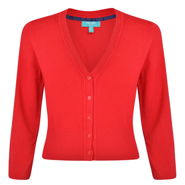 fever london Mariel Cardigan Red