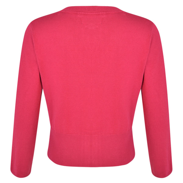 Fever London Mariel Cardigan Winter Berry