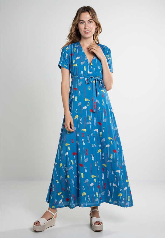 Fever London Mariposa Maxi Dress Multi