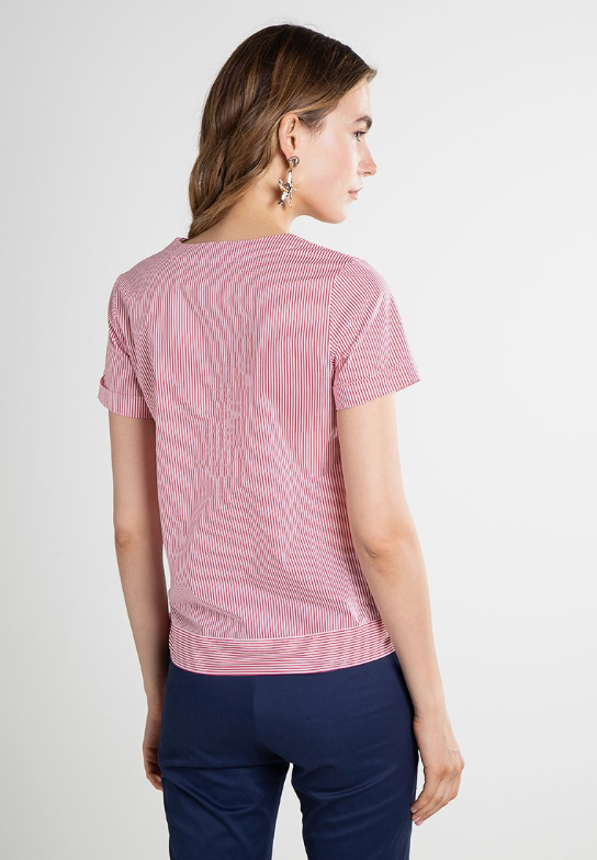 Fever London Penny Top White/Red