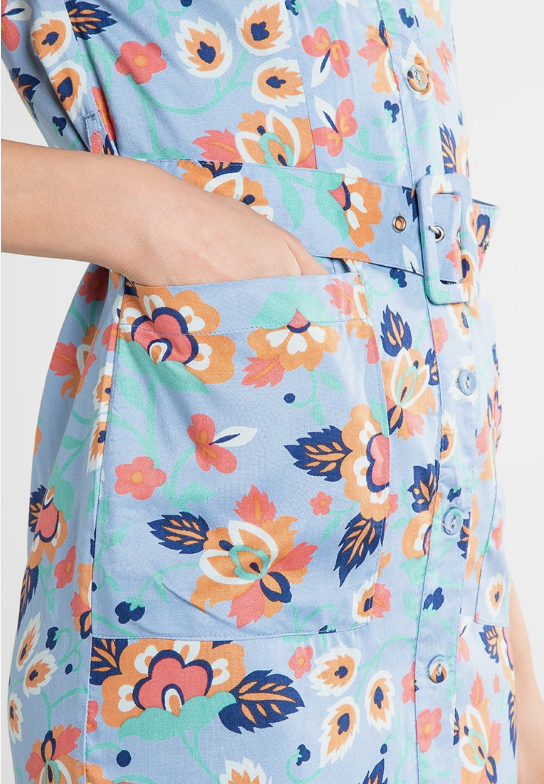 Fever London Polly Button Down Dress Multi Floral