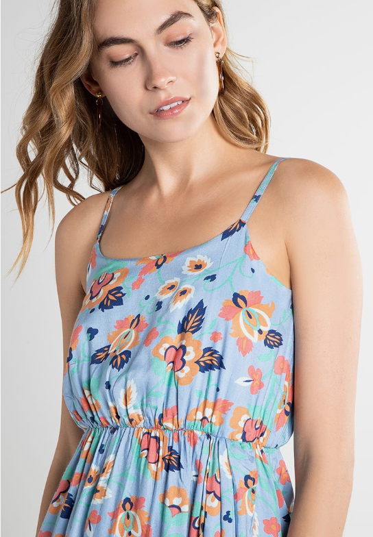 Fever London Polly Maxi Dress Multi Floral