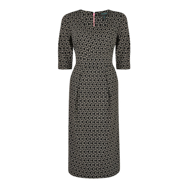 fever london Rome Dress Black/Cream