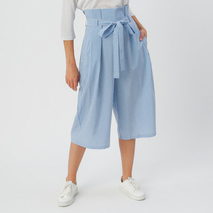 Fever London Sabina Culottes Sky/Cream