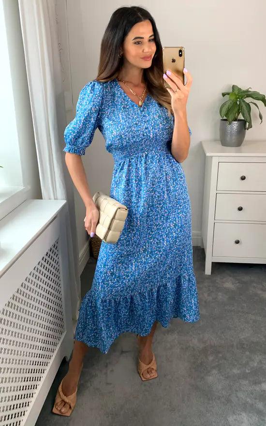 Fever London Tea Dress Light Blue