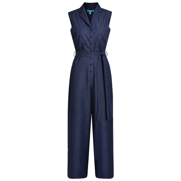 Fever London Yvonne Jumpsuit Dark Denim