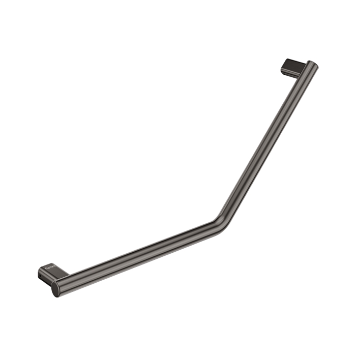 fienza 135° Care Slimline Ambulant Care Reversible Left/Right Hand Rail Gun Metal