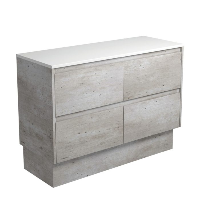 fienza Amato Industrial 1200 Cabinet on Kickboard Industrial Panels