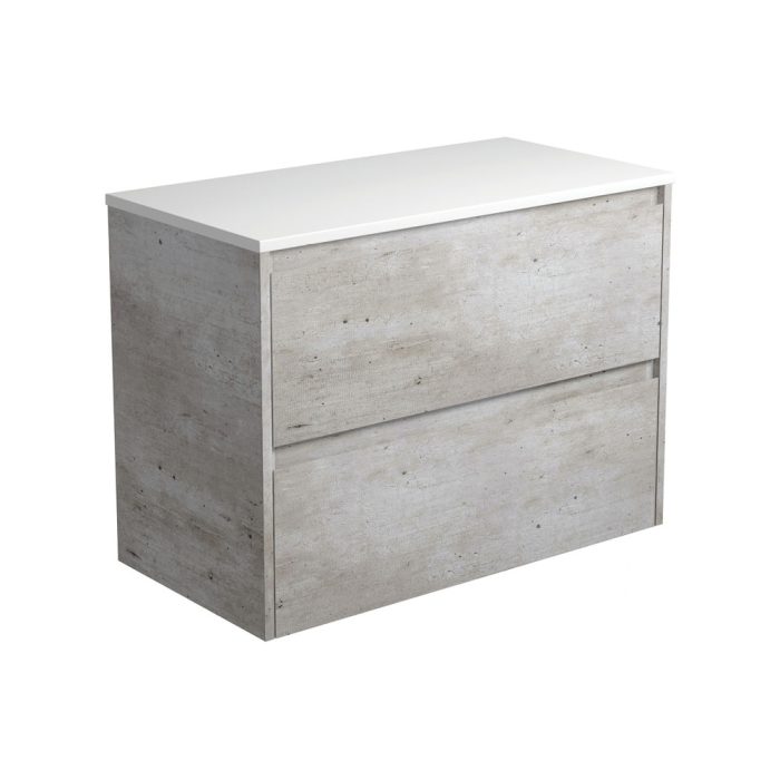 fienza Amato Industrial 900 Wall-Hung Cabinet Industrial Panels