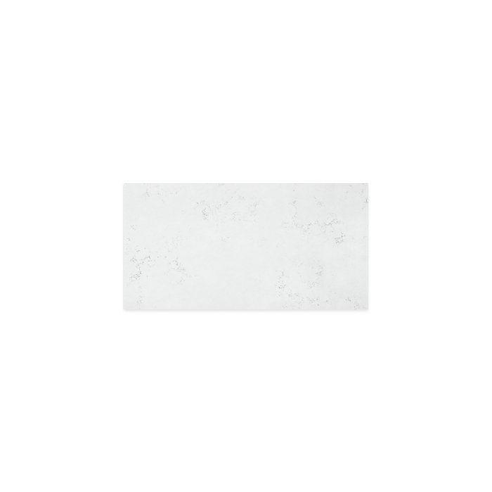 fienza Bianco Marble Silica Free Stone Top Rectangular Full Depth 900mm