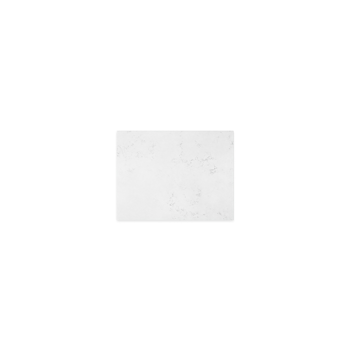 fienza Bianco Marble Silica Free Stone Top Rectangular Full Depth 600mm