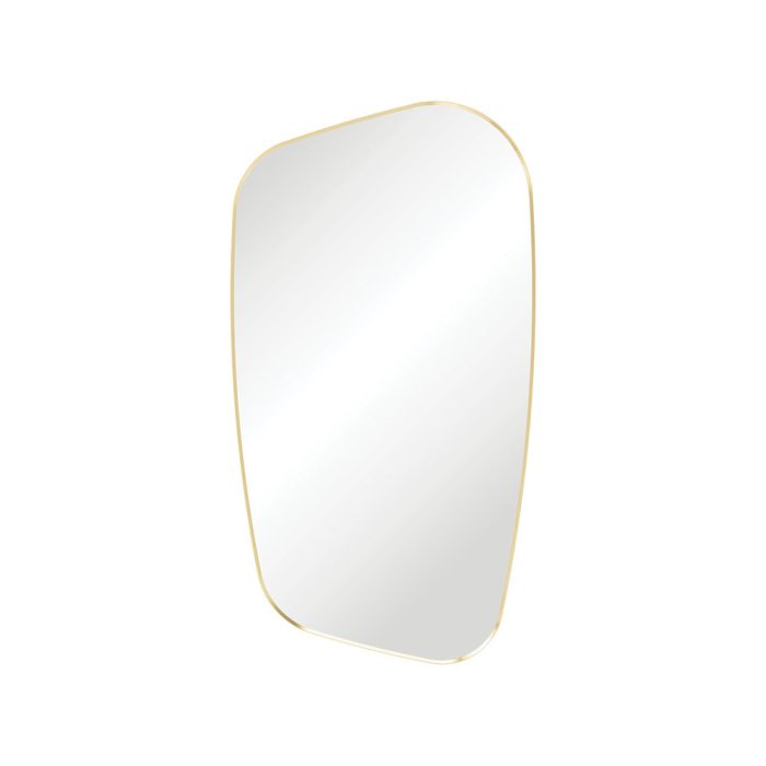 fienza Capriccio Urban Brass Asymmetrical Framed Mirror