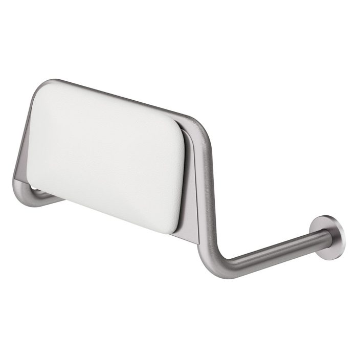 fienza Care Back Rest with Cushion Plate Stainless Steel