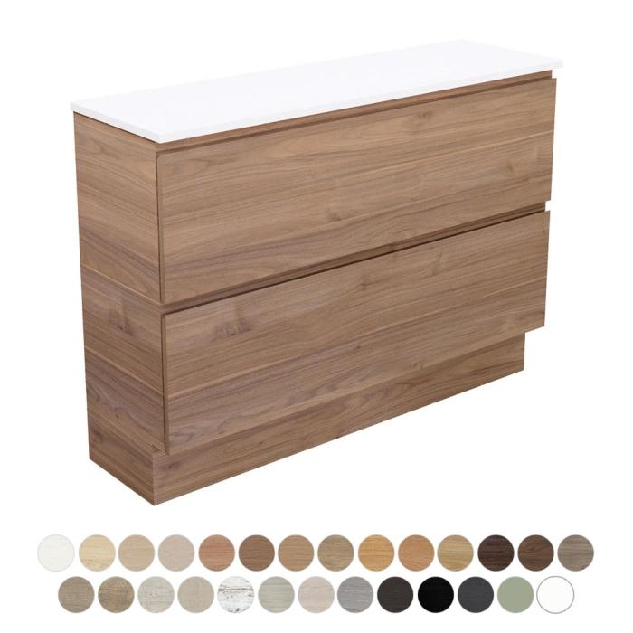 fienza Carmen Ensuite All Drawer 1200 Floor Standing Vanity