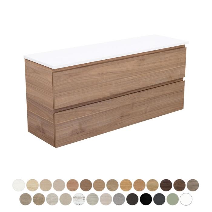 fienza Carmen Ensuite All Drawer 1200 Wall Hung Vanity